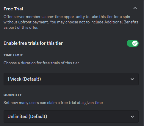 Premium Memberships Trials FAQ – Discord